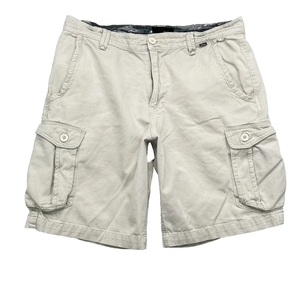 Hurley‎ Cargo Shorts Men's 38 Y2k Gorpcore Outdoors Utility Surfer Surplus 90's
